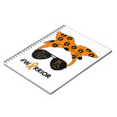 Oranje Lint Nierkanker Warrior Bandana Unbrea Notitieboek (Linkerzijde)
