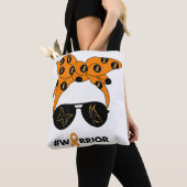 Oranje Lint Nierkanker Warrior Bandana Unbrea Tote Bag (Dichtbij)