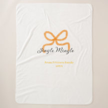 Oranje lintbelletje Mingle retro boho familienaamd