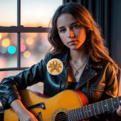 Oranje linten Multiple Sclerosis Awareness Button