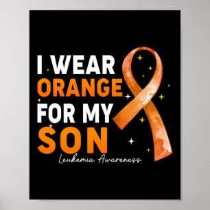 Oranje lintje dat ik Draag heb als Sinaasappel voo Poster