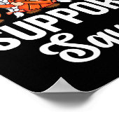 Oranje lintkabouters ondersteunen overlevende leuk poster (Hoek)