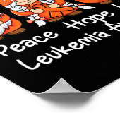 Oranje lintkabouters ondersteunen overlevende leuk poster (Hoek)