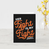 Oranje lintkankerbestrijding supporter leukemie pr kaart (Gele Bloem)