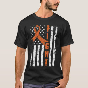Oranje lintteken - Leukemie Bewustheid_fullprint T-shirt