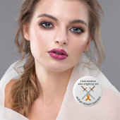 Oranje lintzwaarden Multiple Sclerosis Awareness Ronde Button 5,7 Cm