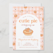 Oranje Little Cutie Pie ELKE LEEFTIJD Verjaardag U Kaart (Voorkant)