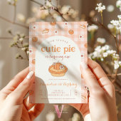 Oranje Little Cutie Pie ELKE LEEFTIJD Verjaardag U Kaart