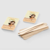 Oranje Little Princess Ball Set van Fans Handwaaier (Niet-gemonteerd)