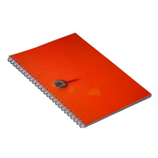 Oranje locker notitieboek (Rechterzijde)