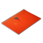 Oranje locker notitieboek (Linkerzijde)