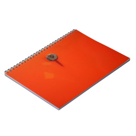 Oranje locker notitieboek (Linkerzijde)