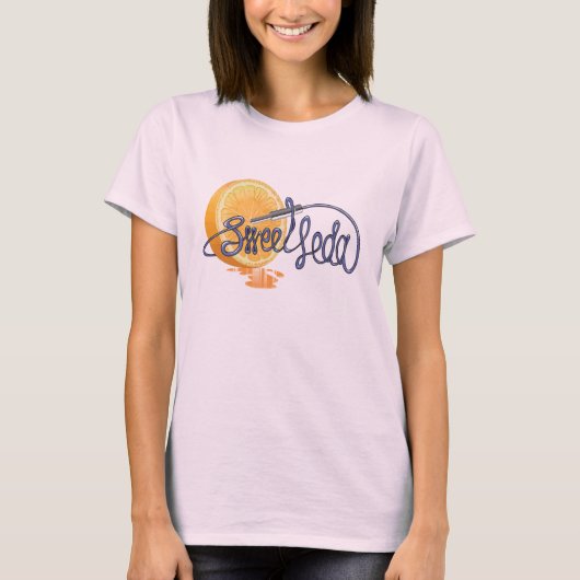 Oranje Logo organisch T-shirt (Voorkant)