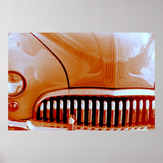 Oranje lood Sled Poster (Voorkant)