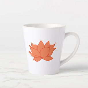 Oranje Lotus Latte Mok