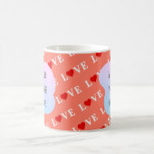 Oranje LOVE-hart Koffiemok (Center)