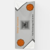 Oranje lozentribbon door Kenneth Yoncich Spandoek (Verticaal)