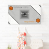 Oranje lozentribbon door Kenneth Yoncich Spandoek (Insitu)