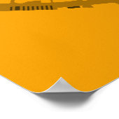 Oranje luchthaven (SNA) Diagram-Poster Poster (Hoek)