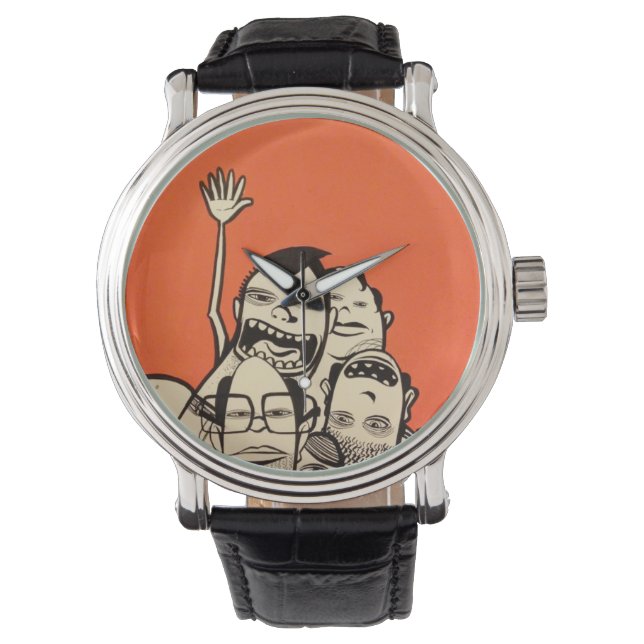Oranje luchtruim horloge (Voorkant)