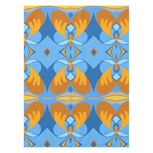 Oranje luchtruim tafelkleed (Voorkant)