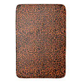 Oranje luipaard badmat (Voorkant Verticaal)