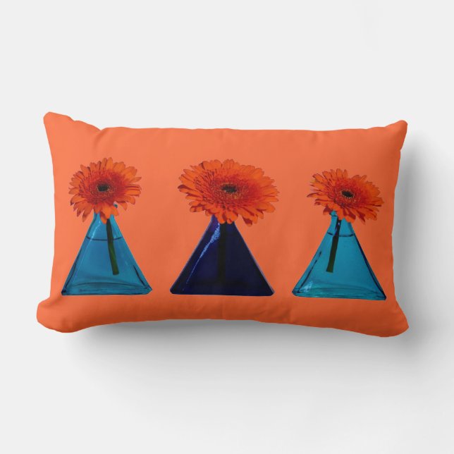 Oranje lumbar Pillow Kussen (Voorkant)