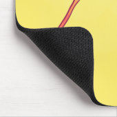 Oranje Luna Moth Art – Kleurrijke Insectenkunst Muismat (Hoek)