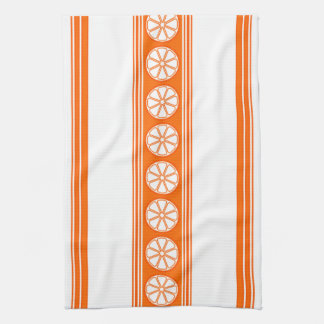 Oranje Luxury Jacquard Stripes Theedoek