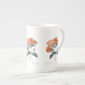 Oranje Lychnis Redoute Porselein Kop (Voorkant rechts)