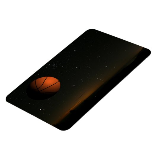 Oranje maan magneet (Linkerzijde)