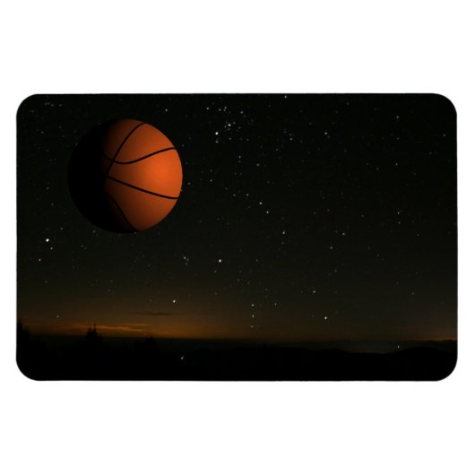 Oranje maan magneet (Horizontaal)