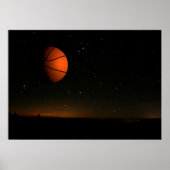 Oranje maan poster (Voorkant)