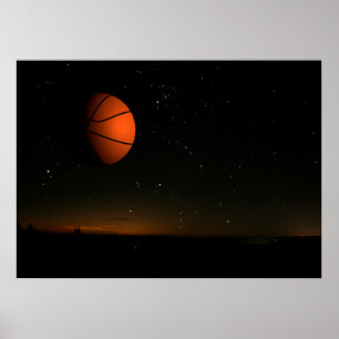 Oranje maan poster