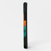 Oranje madeliefje bloem Case-Mate iPhone case (Achterkant/links)