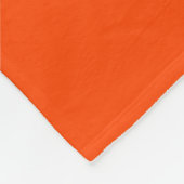 Oranje Madeliefjes Kleurblok  Fleece Deken (Hoek)