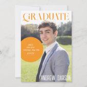 oranje magazine afstuderen kaart (Voorkant)