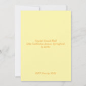 oranje magazine afstuderen kaart (Achterkant)