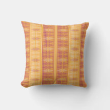 Oranje & Magenta Geometrisch Op Art Patroon — Herh