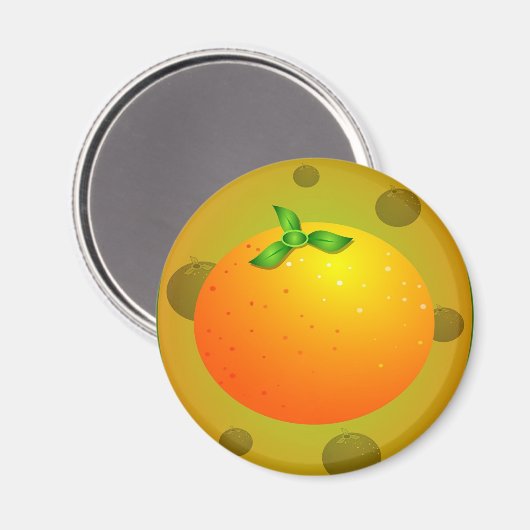 Oranje Magneet (Voorkant / Achterkant)