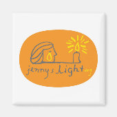 Oranje Magnet (Voorkant)