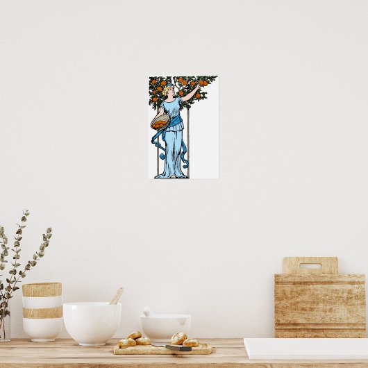 Oranje Maiden Poster (Keuken)