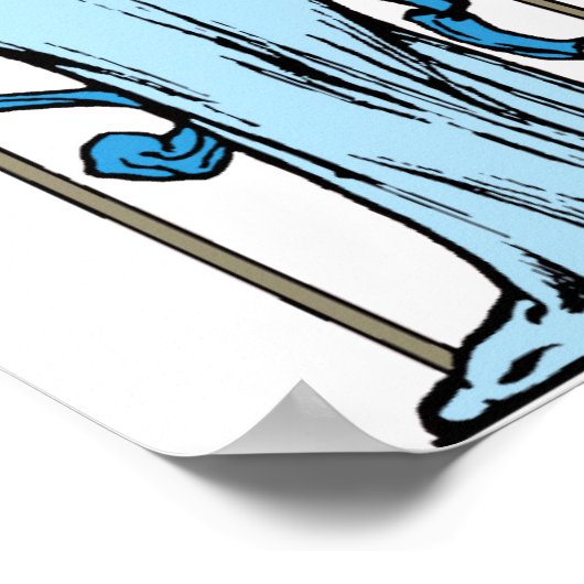 Oranje Maiden Poster (Hoek)