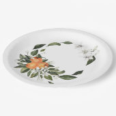 Oranje Main Squeeze Papieren Borden Bordje (Gekanteld)