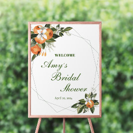 Oranje Main Squeeze Vrijgezellenfeest Welkomstbord Poster