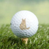 Oranje Maine Coon Golfballen (Insitu Shirt)