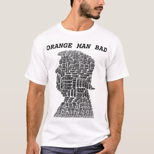 ORANJE MAN BAD Nieuw T-shirt (Voorkant)