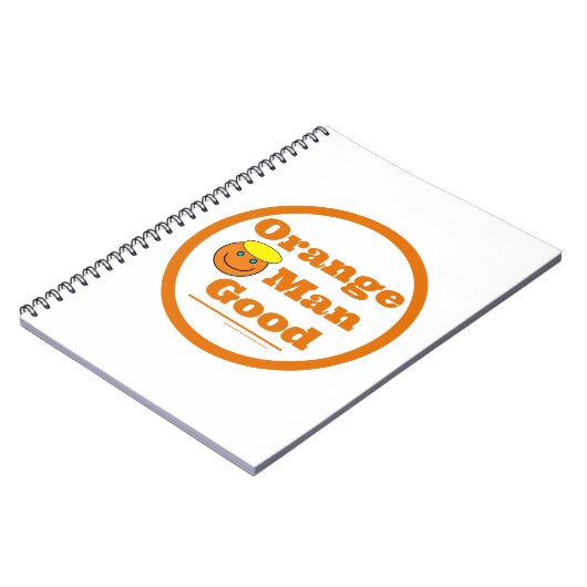 Oranje Man GOED Notitieboek (Linkerzijde)