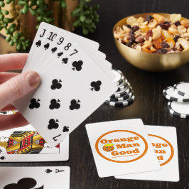 Oranje Man GOED      Pokerkaarten