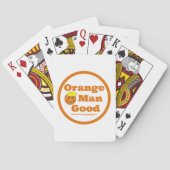 Oranje Man GOED      Pokerkaarten (Achterkant)